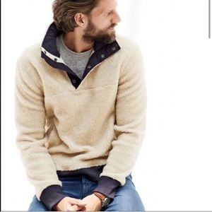 JCrew Men’s Sherpa Fleece Pullover